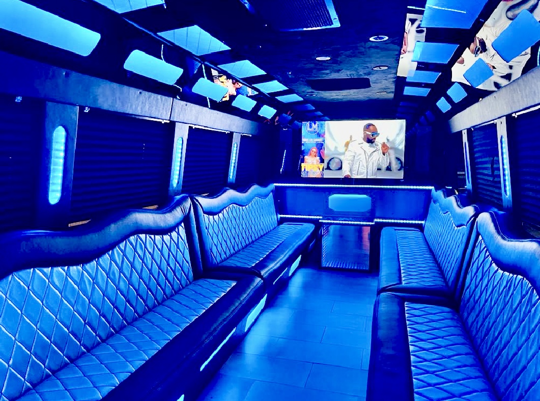 Party Bus Interior — The Luxe